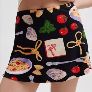 Lisa says gah Darcy skort mini skirt hidden shorts! Pasta Italian Sold out large